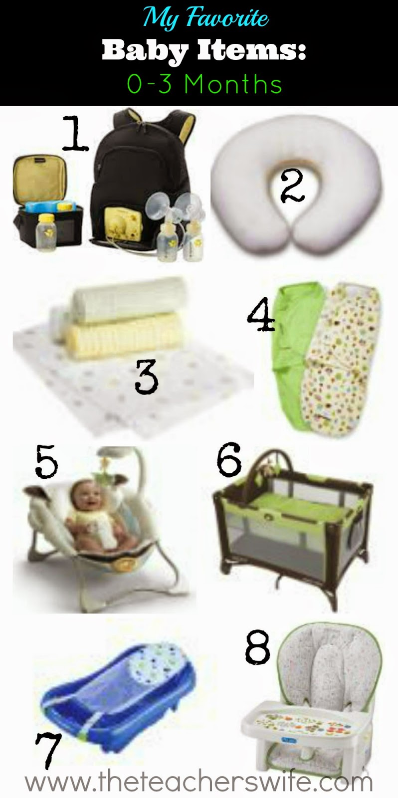 My Favorite Baby Items {0-3 Months} - The Teacher's Wife