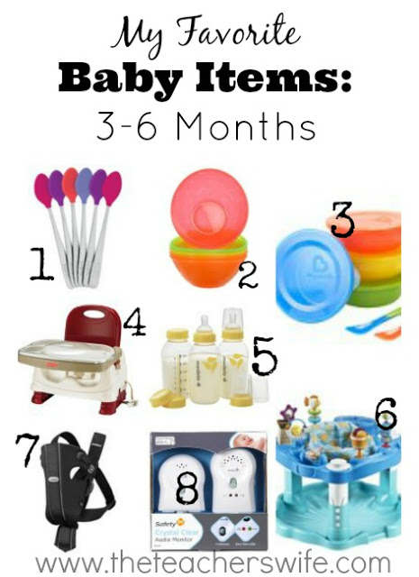 My Favorite Baby Items {3-6 Months} - The Teacher's Wife